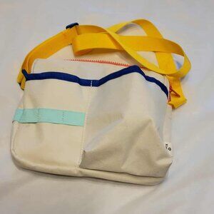 KiwiCo Canvas Shoulder Bag Crossbody Purse Colorblock
